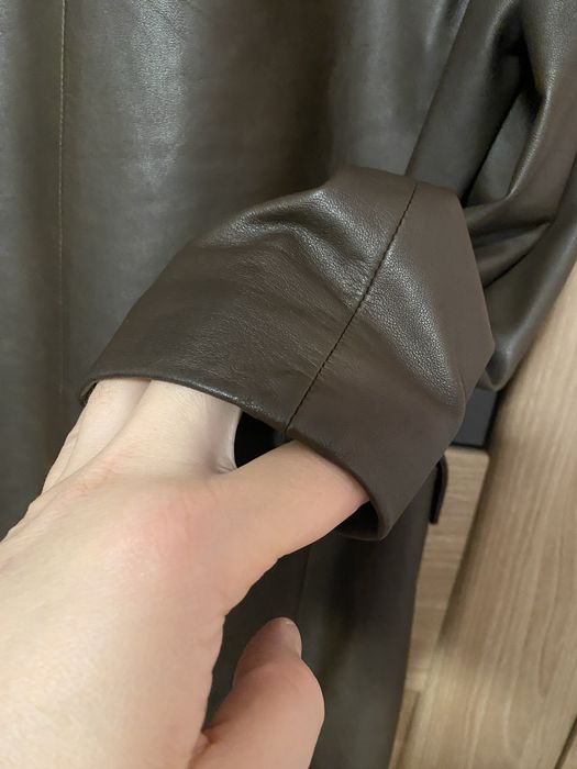 Пиджак кожаный mode in italy Santa Maria винтаж р 52 L