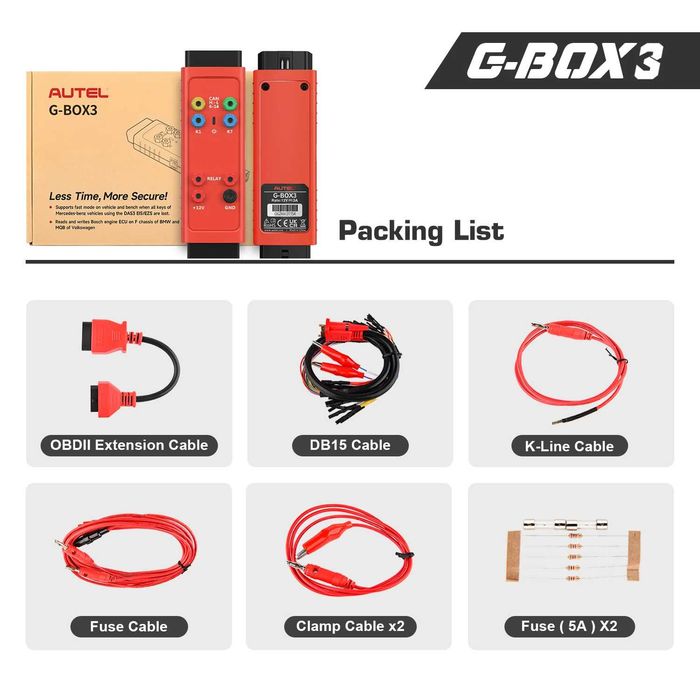 Autel G-BOX3 Máquinas Chaves Autel IM508 IM608 IM608 PRO II Etc (NOVO)