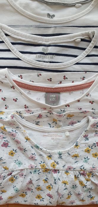 Komplet bluzeczek 98 Reserved 104 lupilu pepco