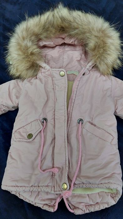 Зимняя парка 92-98 с натуральным мехом