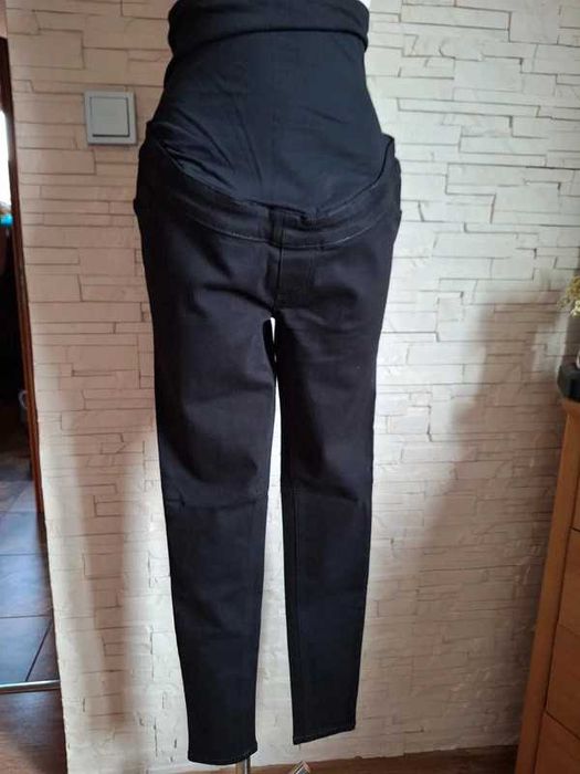Spodnie jeans,ciażowe,czarne