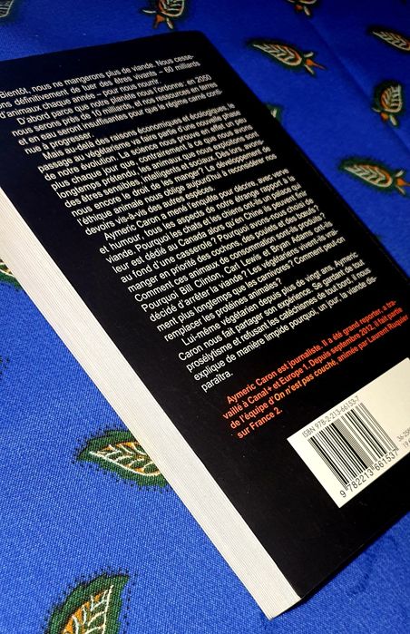 Livro em francês No steak Aymeric Caron