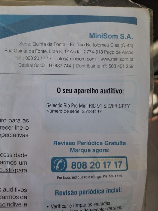 Aparelho Auditivo