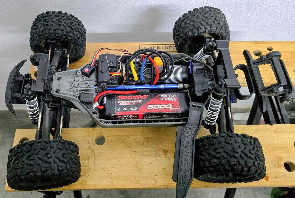 Traxxas Rustler Vxl - Hobbywing max 10 - Como novo