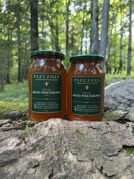 Miod nektarowy - leśny                           2 x sloik 1250g/900ml