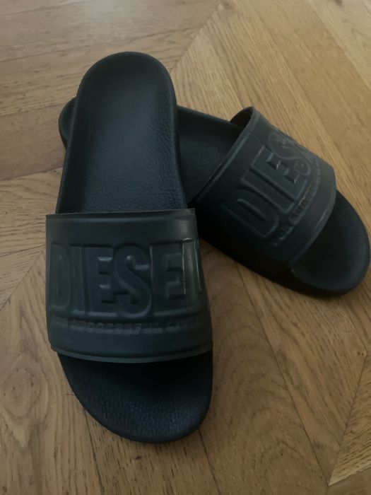 Diesel klapki zielone  rozm 43/44 made in italy