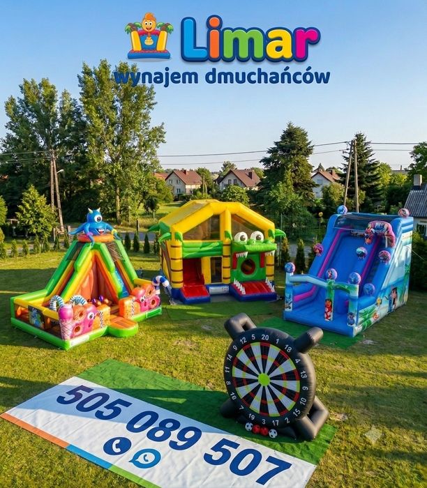 Wynajem dmuchańców- zabawa dla dzieci na każdą okazję !