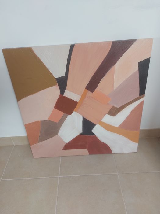 Quadro abstrato como novo