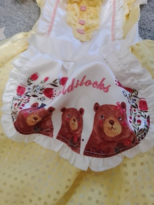 Złotowłosa, przebranie 3,4 lata
