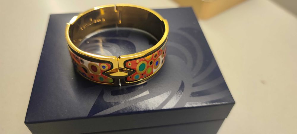 Pozłacana bransoletka damska Freywille.