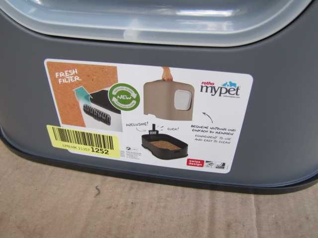 Kuweta dla kota zamykana z klapką na wejściu Rotho