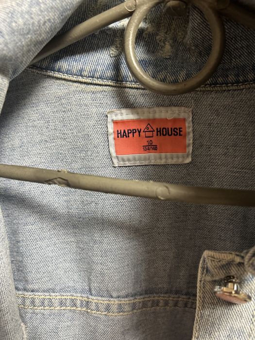 Джинсова куртка на дівчинку