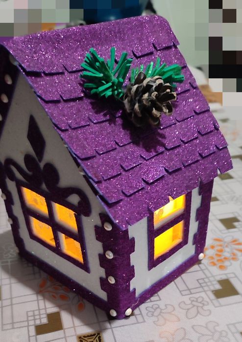 Домик-ночник хендмейд