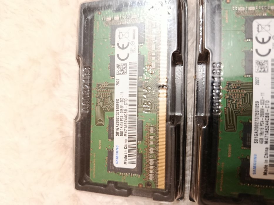 Оперативна пам'ять 2х4 ГБ ddr4 для ноутбука