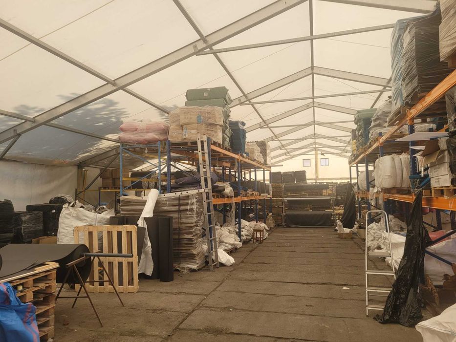 Hala namiotowa magazynowa 900 m2.