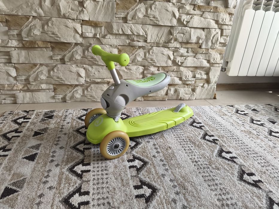 Hulajnoga 2w1 świecące koła ride scooter