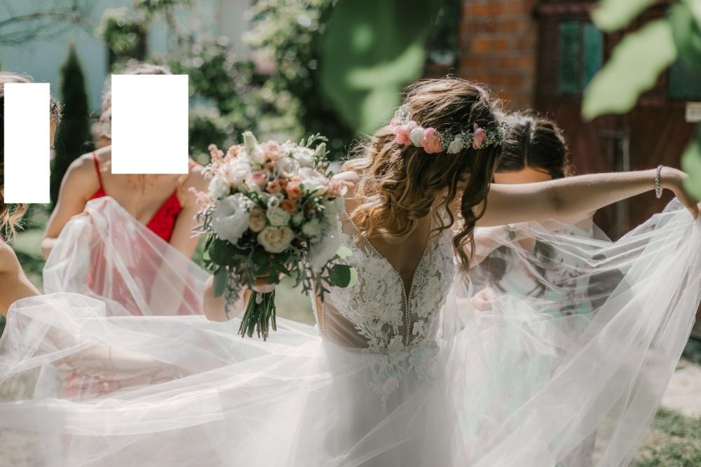 Zwiewna suknia ślubna Gabbiano MADONNA