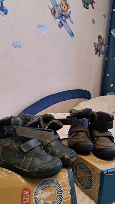 Шкіряні зимові черевики для двійні