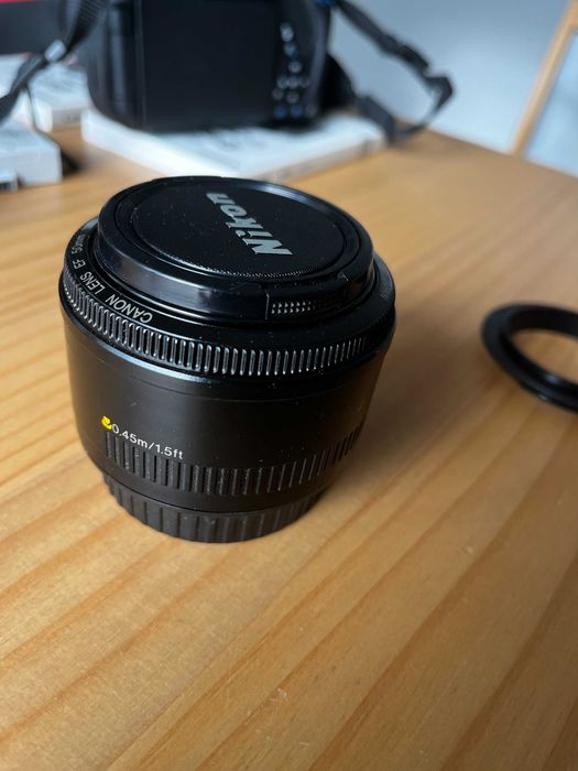 Canon EOS 700D / Rebel T5i + 18–55 IS + 50mm f/1.8 II + extras