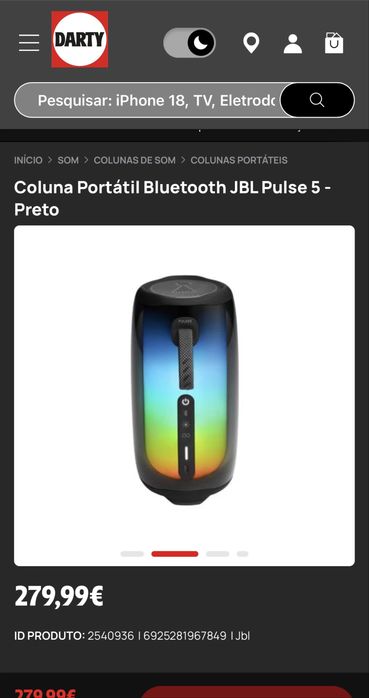 JBL pulse 5 - coluna