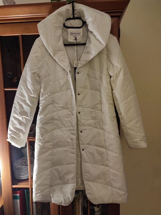 Płaszcz pikowany wiosenny 36/S nowy