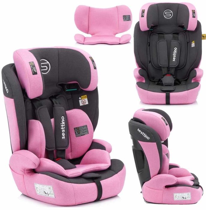 Fotelik Samochodowy 76-150cm Sesttino Rocker Pro 9-36kg Montaż Pasem