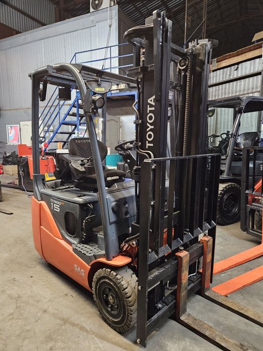 Навантажувач Toyota 1,5 т з Li-ion АКБ. Вилочный электропогрузчик