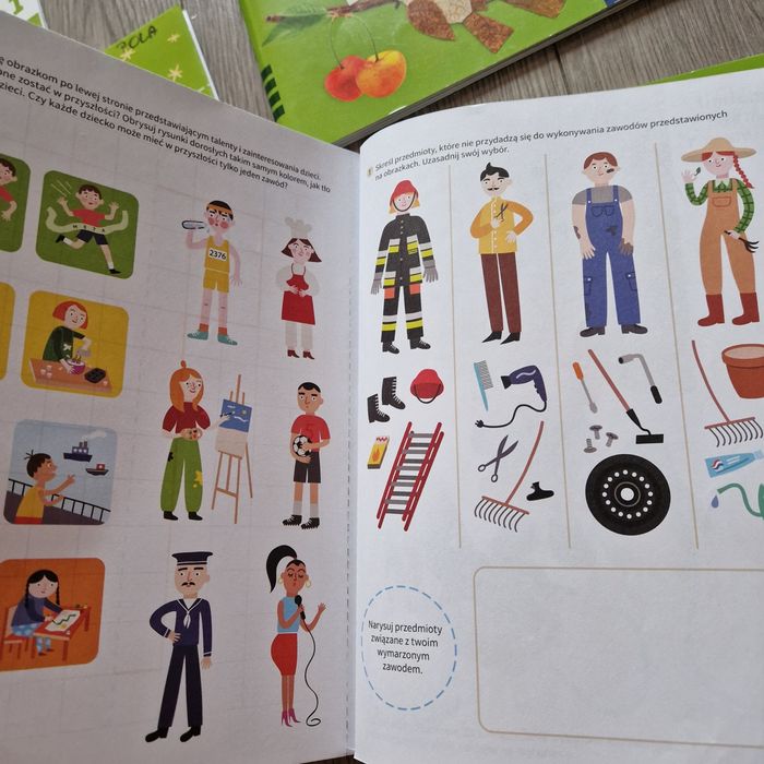 Zestaw książek cwiczen Ciekawa zabawa pieciolatki