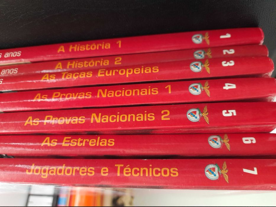 9 livros Benfica: 100 Gloriosos anos + a Verdade de Vieira