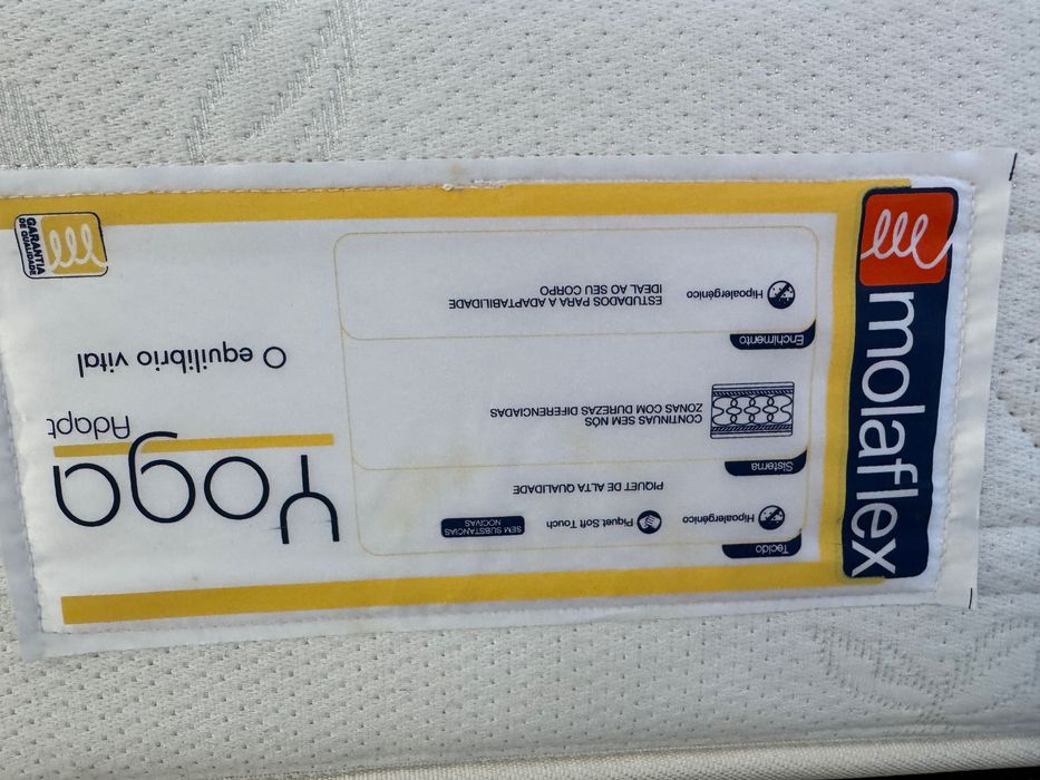 Colchão + sommier + colchão 200x100cmm