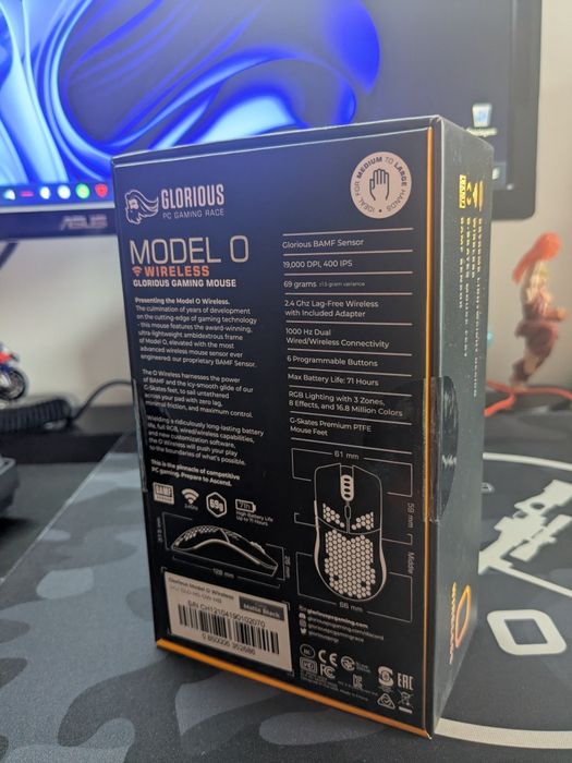 Rato glorious model o wireless