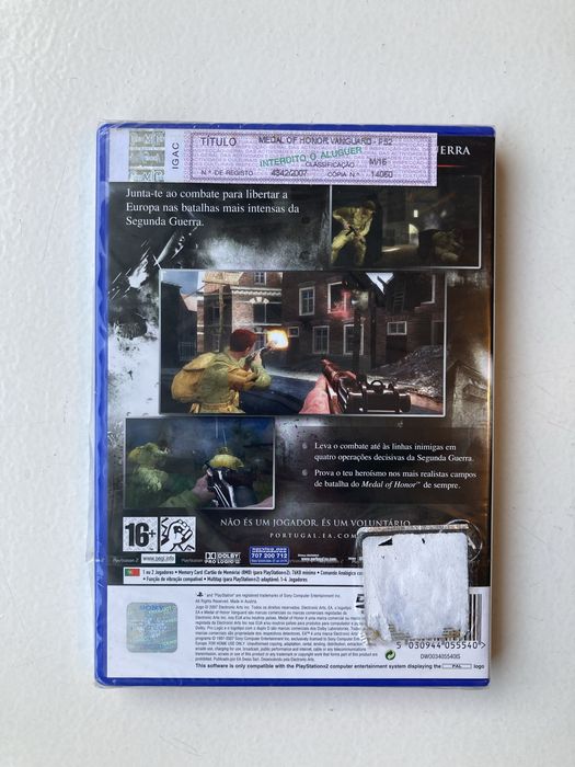 Jogo MEDAL OF HONOR vanguard PS2 novo e embalado