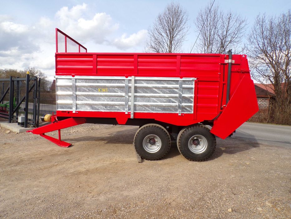 rozrzutnik obornika JOLMET 6t TANDEM/ adapter poziomy 2x ślimak