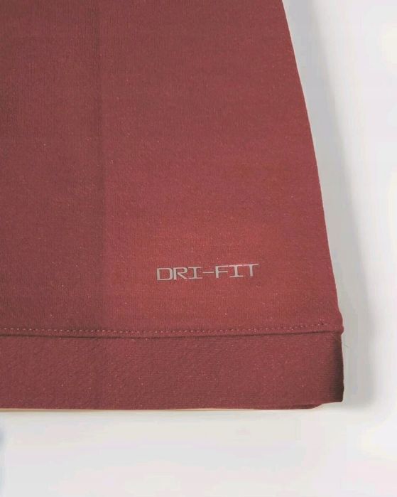 Jordan Drifit Bordowa Bluza Długi Rękaw Fason Klasyczny Rozmiar Xs/S