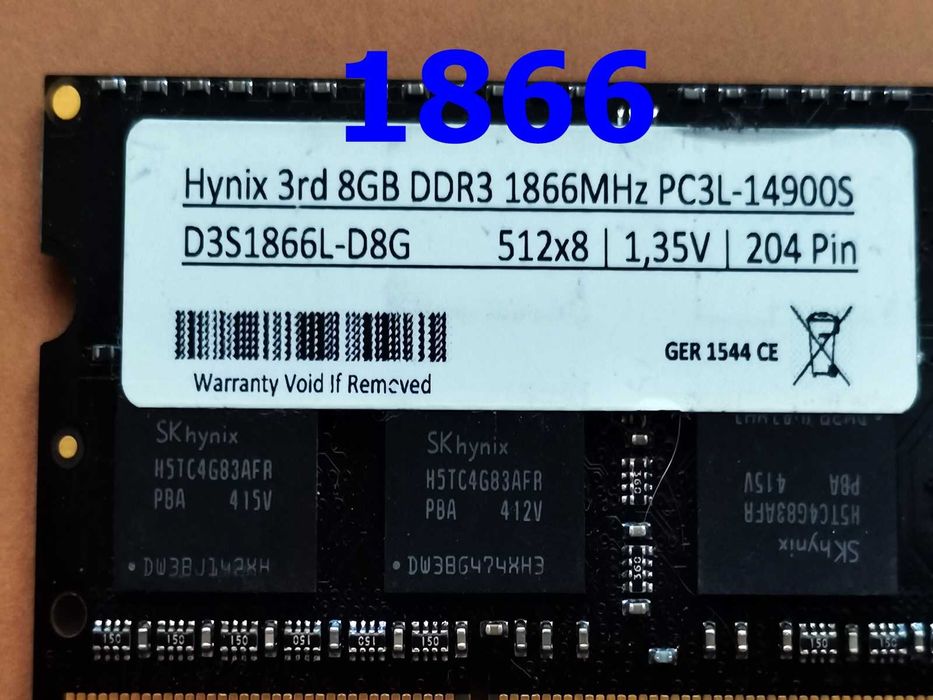 DDR3 8GB HyniX 14900 L