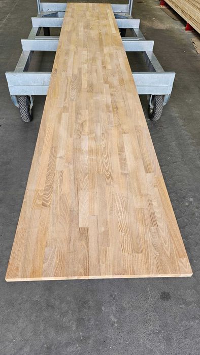 Klejonka akacjowa, łączona na mikrowczepy, blat ,drewno klejone akacja