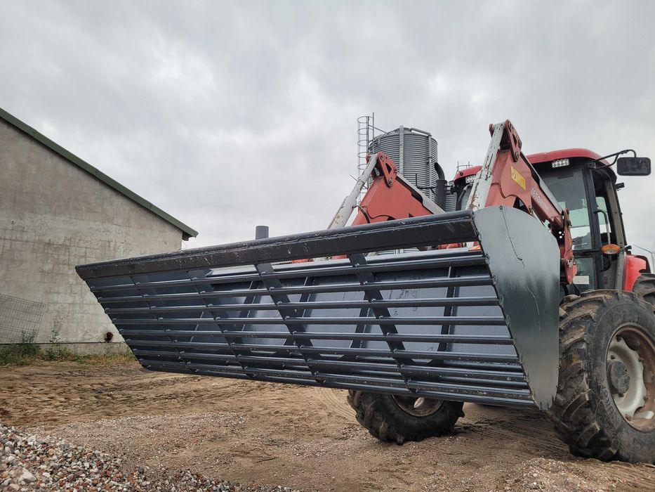 Łyżka/ Łycha przesiewowa do tura ciągnika/ ładowarki od 1.2m do 2.4m