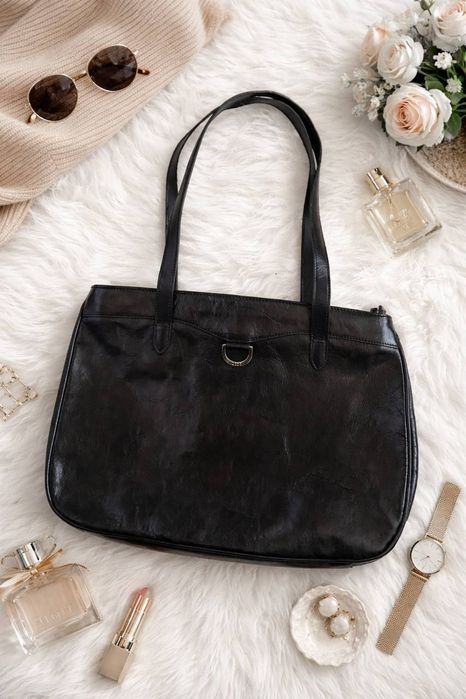 Сумка из натуральной кожи большая вместительная leather кожаная кожа и