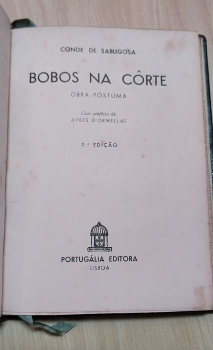 Old book "Count of Sabugosa" in luxury binding64584807807107122