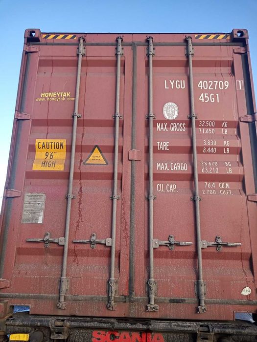 Kontener morski magazynowy 40 DV/HC 12 metrowy, używany