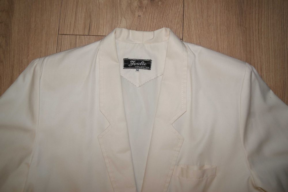 Marynarka oversize kremowa rozmiar M/38