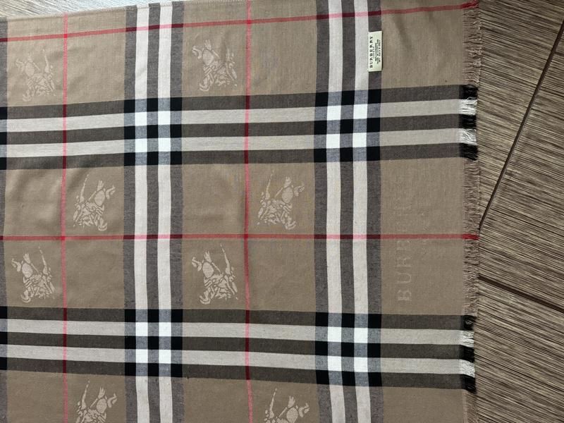 Шикарний кашеміровий шарф, палантин burberry