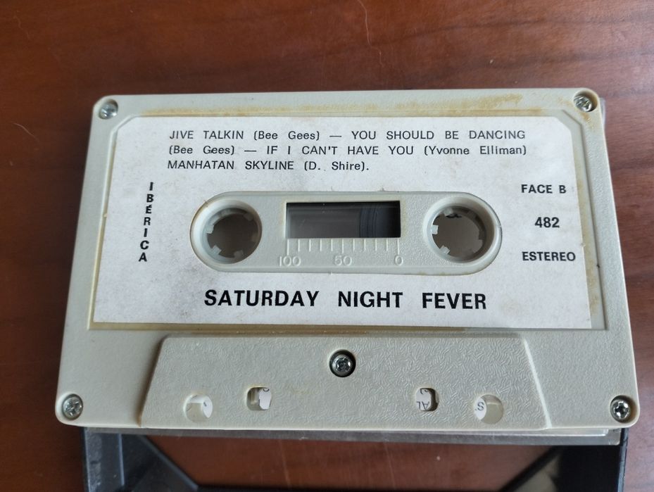 Antiga K7 Saturday Night Fever