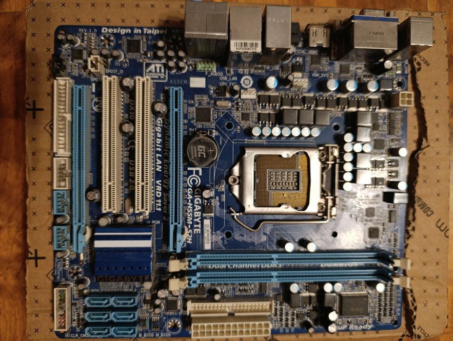 Płyta główna Gigabyte Ga-h55m-s2h (krzywe piny)