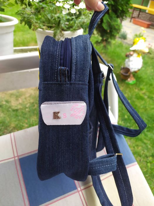 Jeansowa plecak / prezent dla dziecka