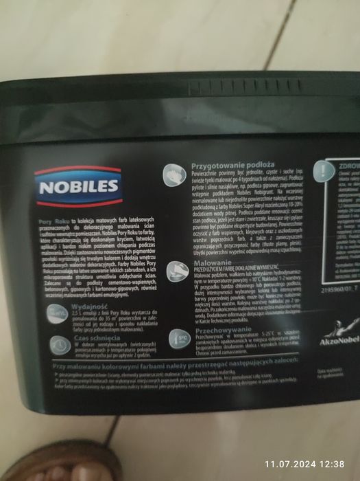 Farba Nobiles 2.5 l.  Zima polarna 54