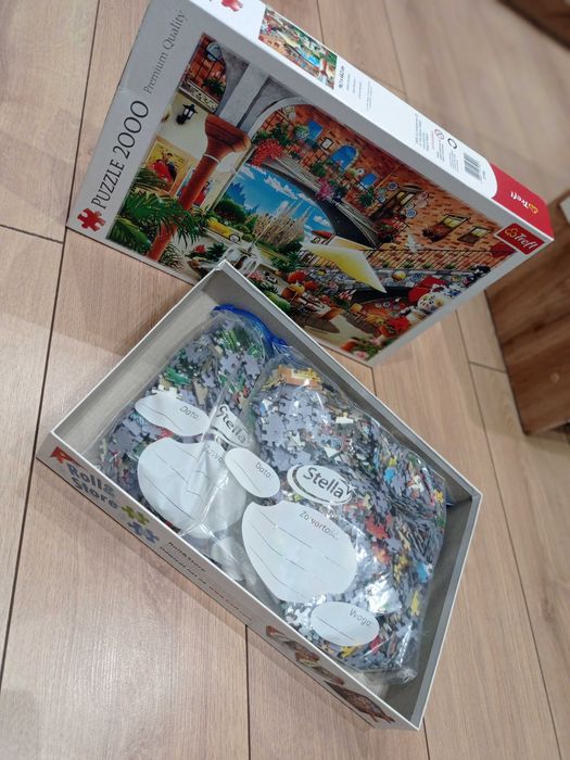 Puzzle 2000 raz ułożone stan idealny Trefl