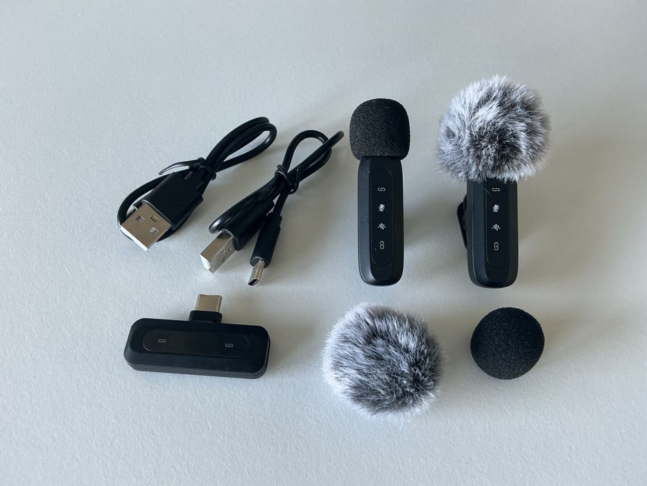 Microfone de lapela Wireless