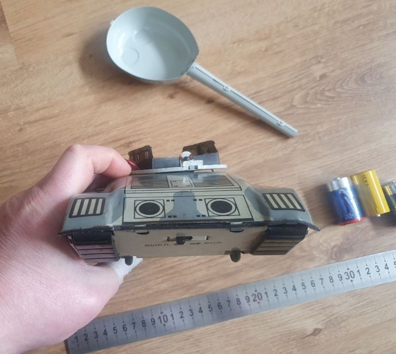 Игрушка СССР Танк Металический Жестяной