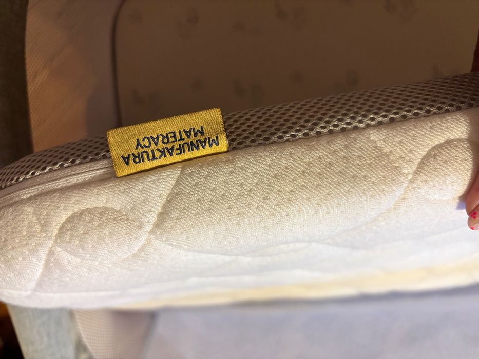 Łóżeczko/dostawka Lionelo Luna + dodatki